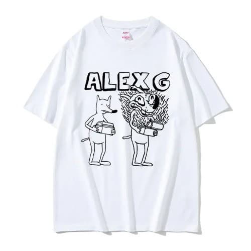 Alex G Camiseta Unissex Estampa Alta qualidade Envio Rápido 100% Algodão