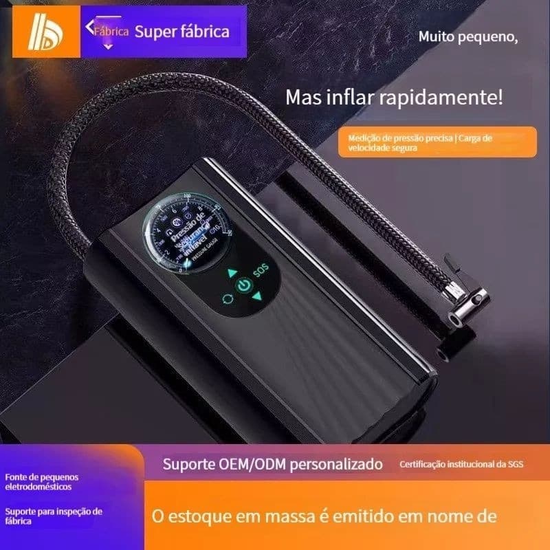 Bomba de ar para carro portátil carro veículo elétrico 12v bateria carro 36v48v60v bomba de ar portátil Universal