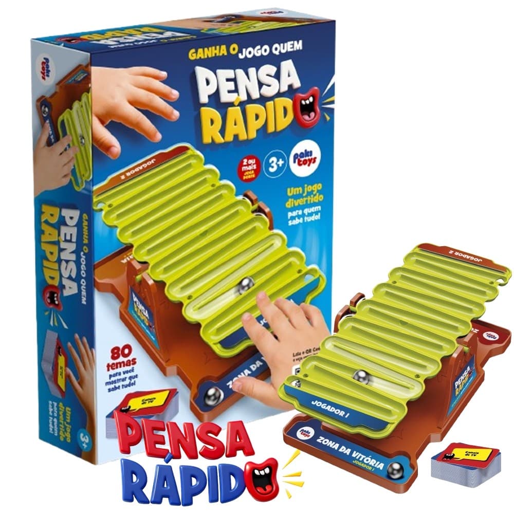 Jogo Pensa Rapido Brinquedo Desafio Gangorra