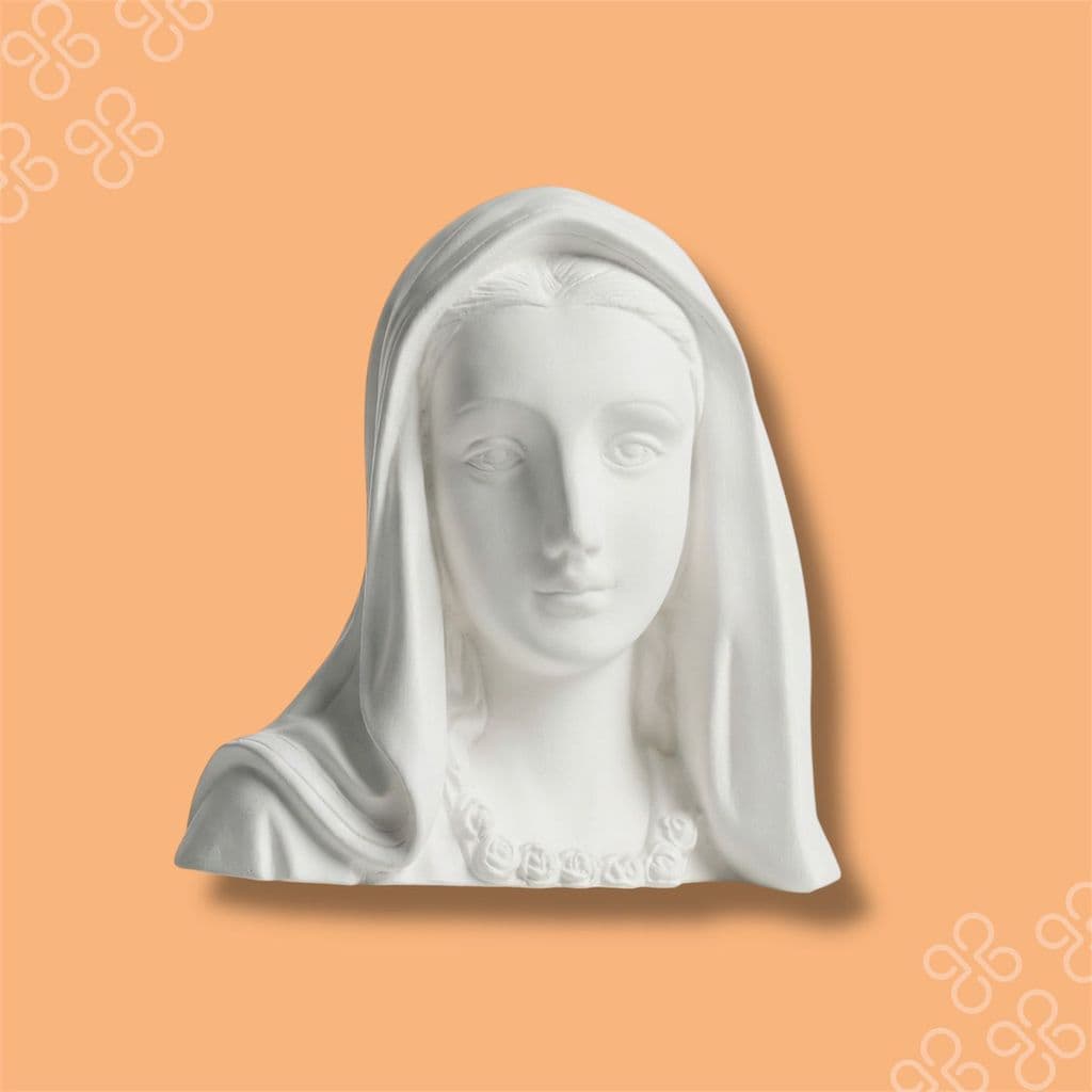 Face Imaculado Coração Maria - 11cm