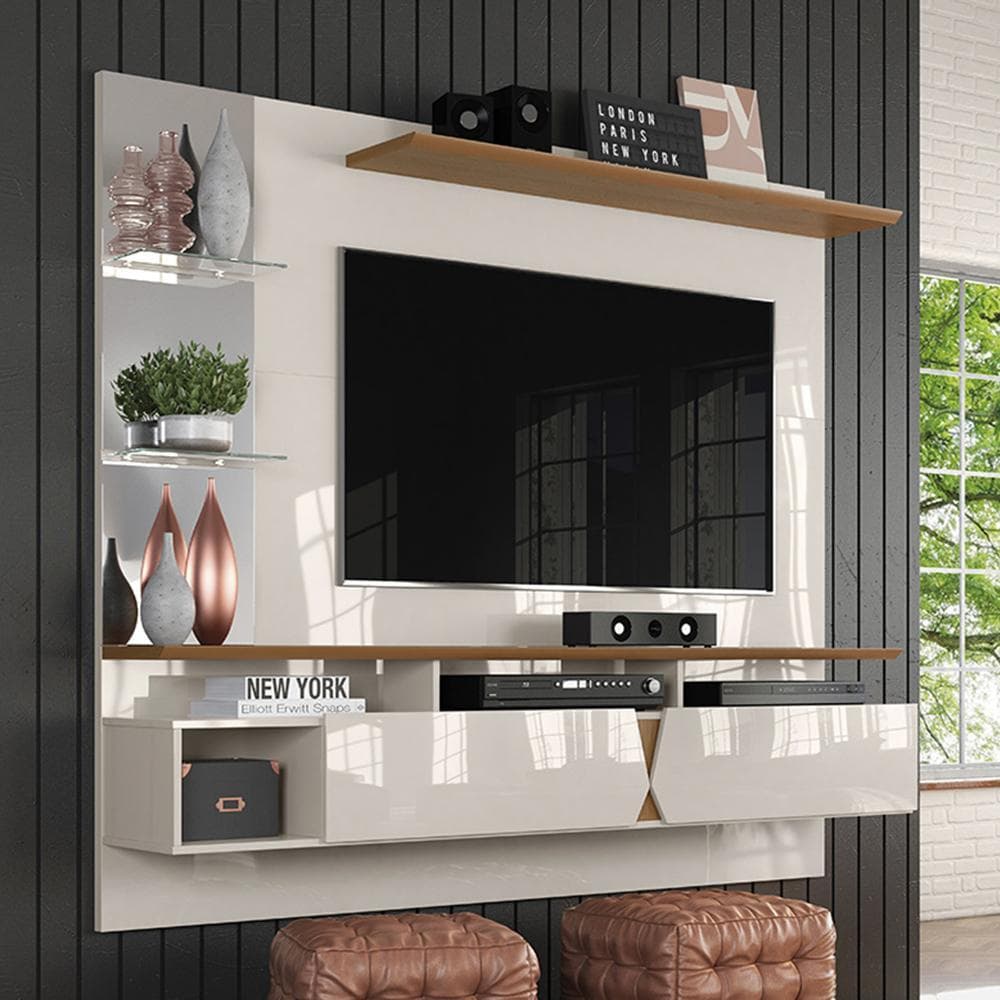 Painel TV até 55” Intense Lukaliam Móveis Painel Suspenso Sala Estar Várias Cores
