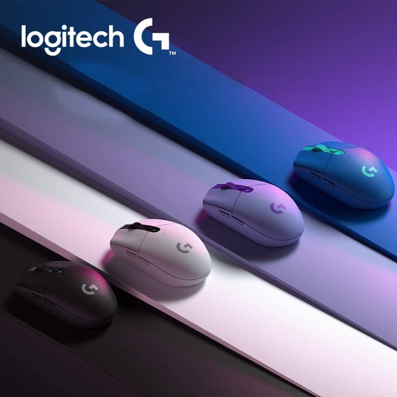 Mouse para jogos sem fio Logitech G304 de quatro cores, Sensor 12K, 12.000 DPI, 6 botões programáveis