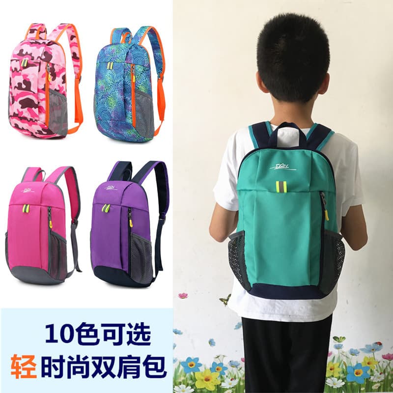 Estudantes da escola primária mochila das mulheres dos homens esportes ao ar livre saco de viagem crianças lazer viagem