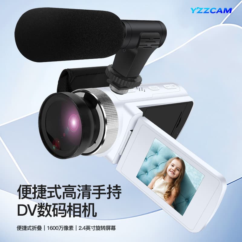 Câmera HD dv Câmera Digital portátil Flip Selfie Campus Estudante Câmera ccd retrô de alto Pixel