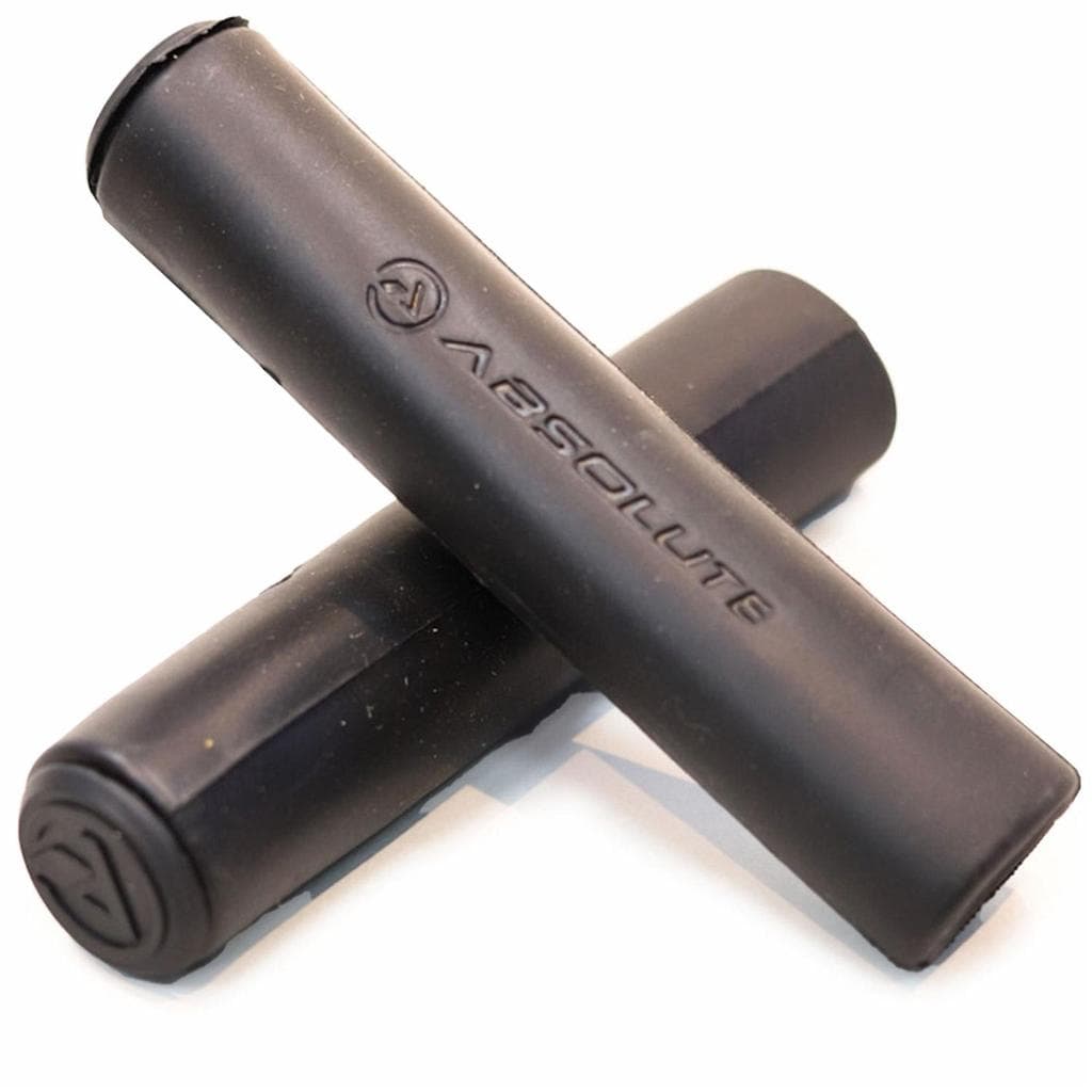 Par Punho Manopla Absolute Silicone 130mm Preta C/ Plugs