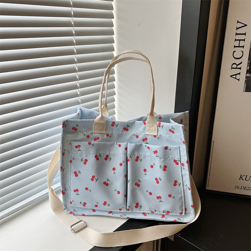 Estudantes universitários classe sacola feminina 2025 novo estilo na moda High-End bolsa de ombro grande capacidade moda