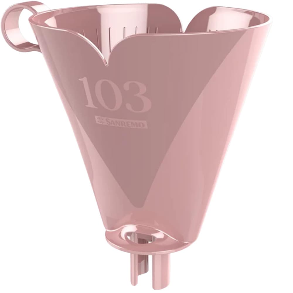 Suporte Para Filtro De Café Plast TAM 103 Rosa Sanremo