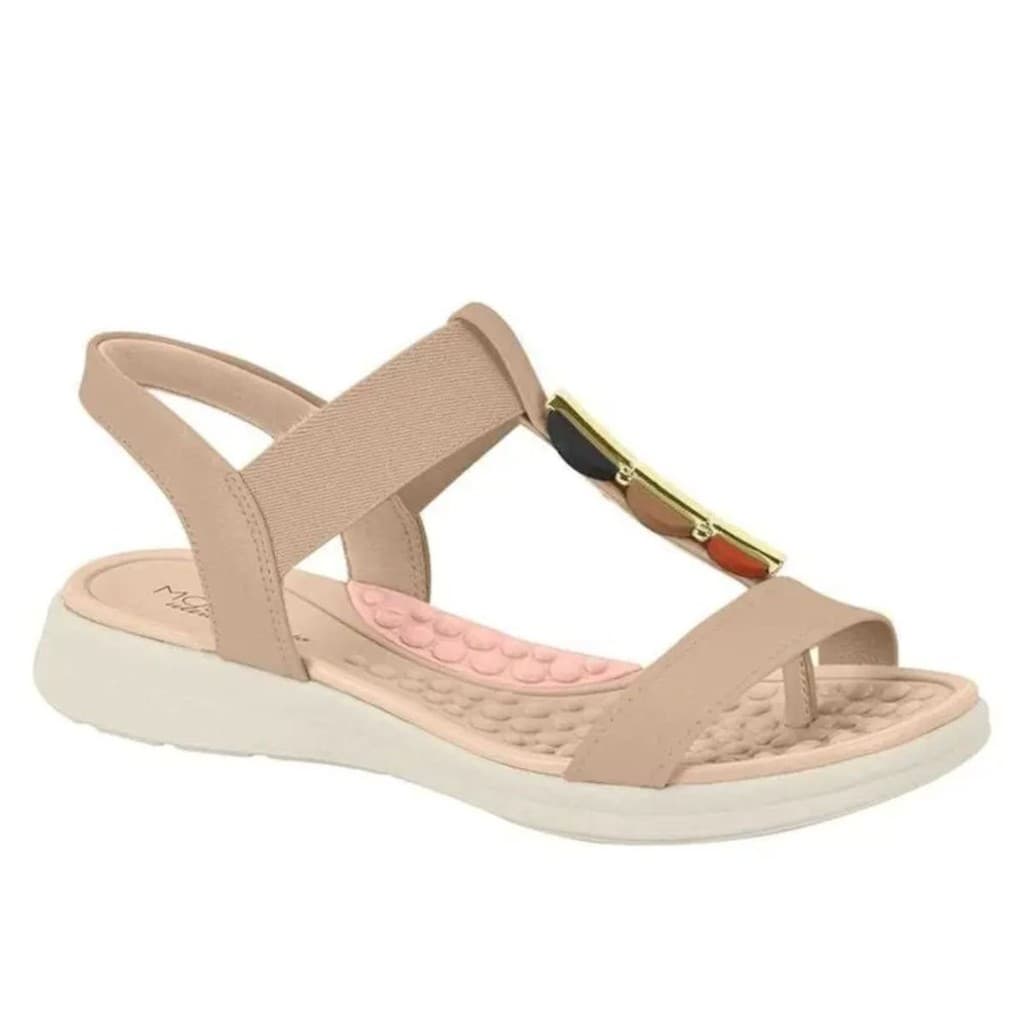Sandália Modare Rasteirinha Feminina Casual Palmilha Reflex Sense Elegante Sofisticada Original