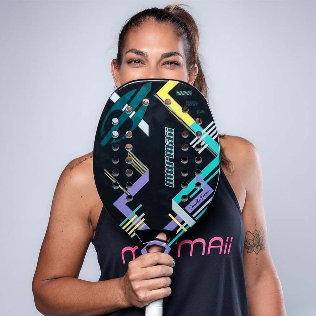Raquete Mormaii Beach Tennis Linha Samantha Barijan