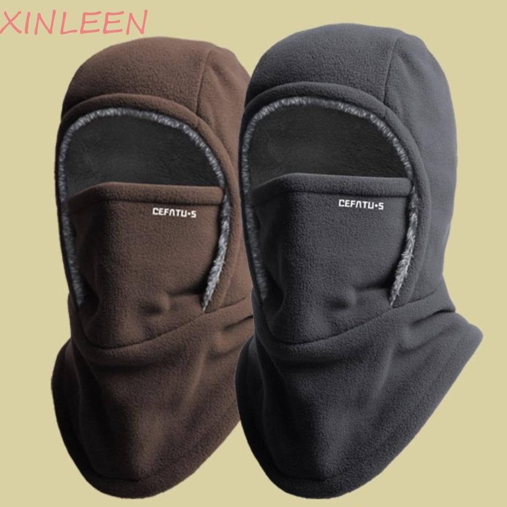 Boné De Ciclismo Balaclava XINLEEN , Capuz E Chapéu Térmico Quente De Lã , À Prova De Vento Frio Para Esqui