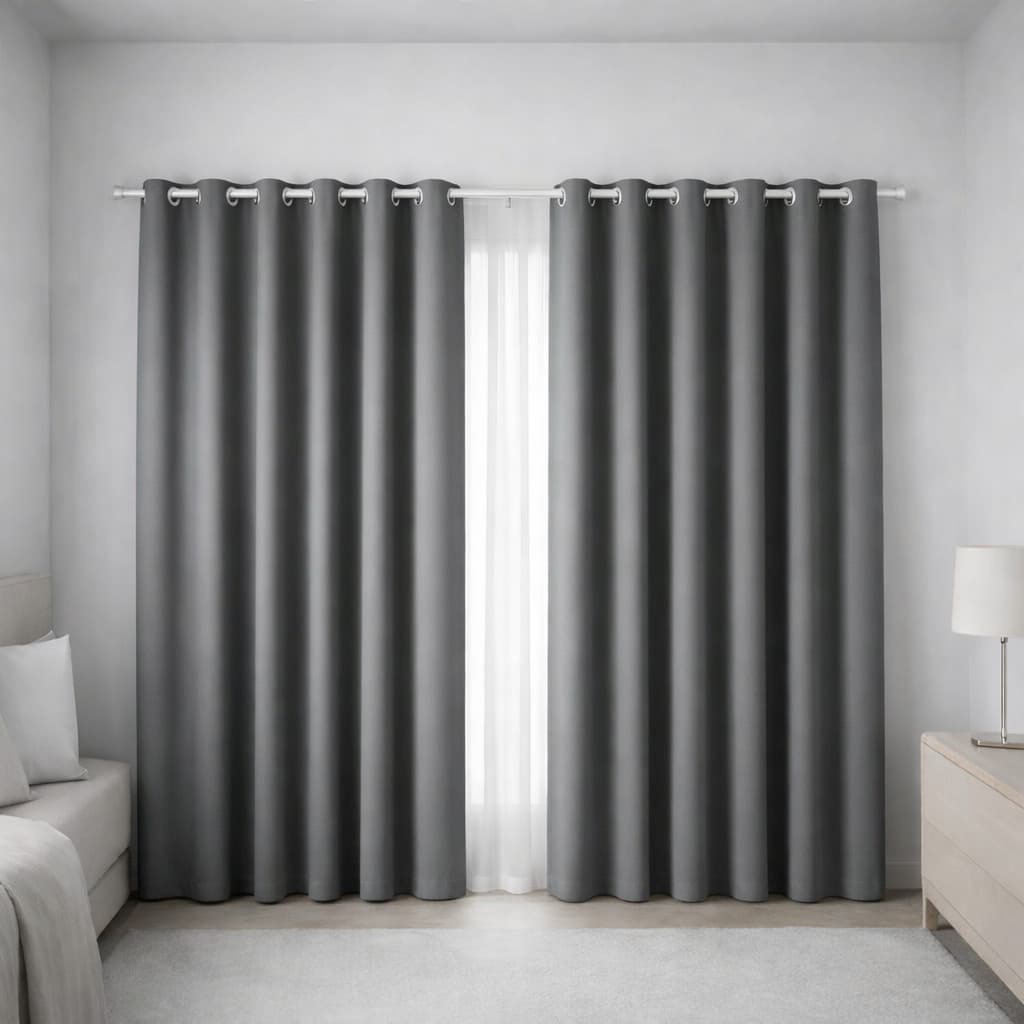 Cortina Oxford Lisa Decorativa Para Sala Quarto Cozinha Ambiente Moderno