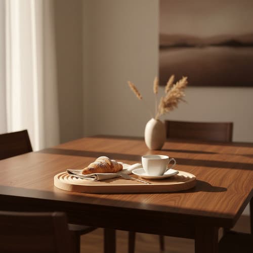Bandeja De Bambu Canelada Orgânica 40cm Cosy Retangular Organico
