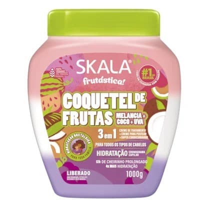Creme de Tratamento 3 em 1 – Coquetel de Frutas Skala -1kg