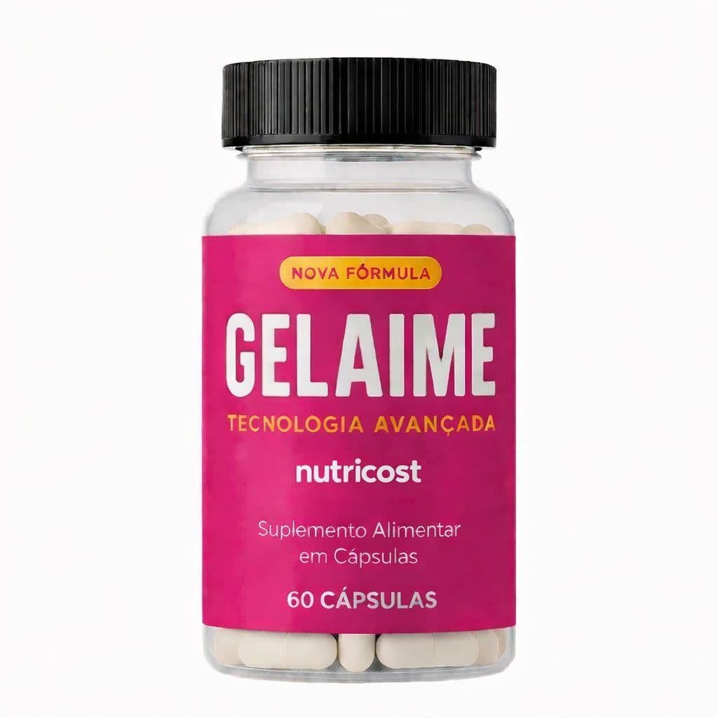 1 Gelaime Colágeno 60 caps Suplemento Articular Uso Diário Envio Rápido