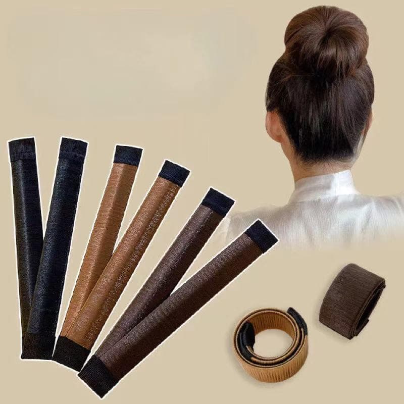 Acessórios De Cabelo Feminino À Bola De Torção Ferramenta De Bricolage Bun Maker Donuts Sintéticos Cabeça