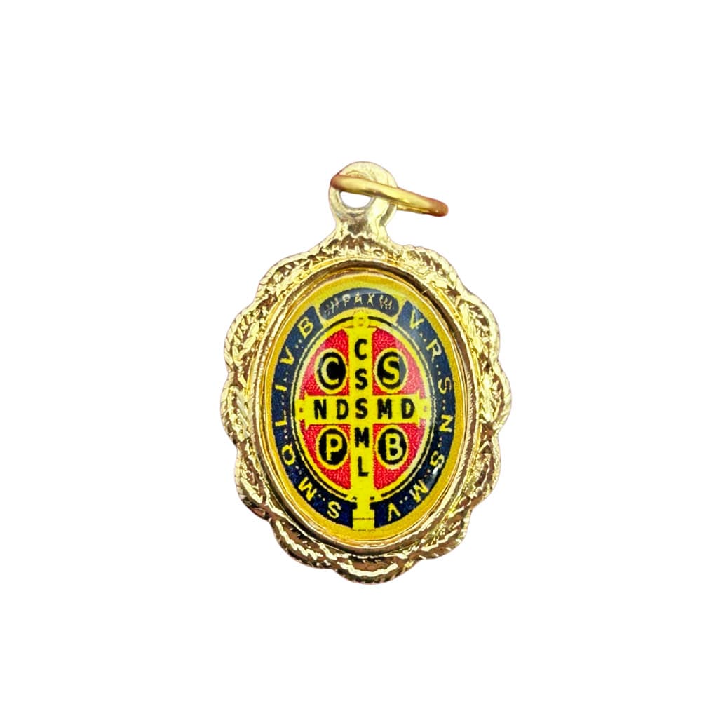Medalha Chapa São Bento Detalhada