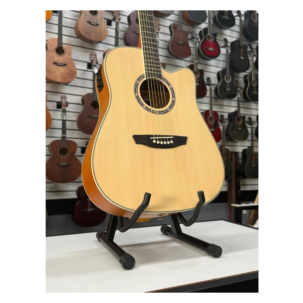 Violao Strinberg Elétrico Aço London LE30C NS Natural Fosco