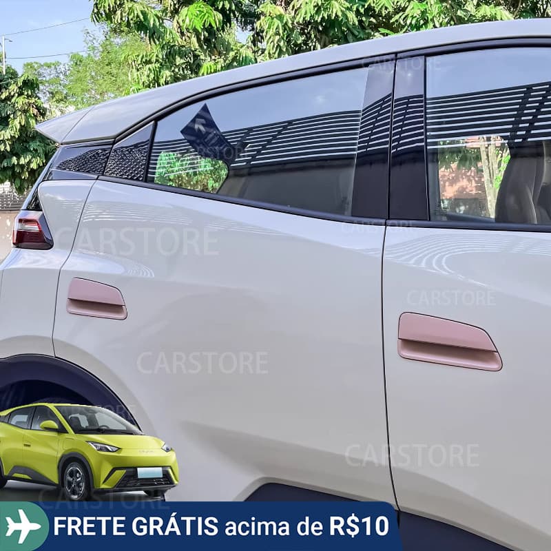 Adequado Para BYD Dolphin Mini Maçaneta Da Porta Tigela Anti-Colisão Adesivo Decoração Especial Carro Interior E Exteri