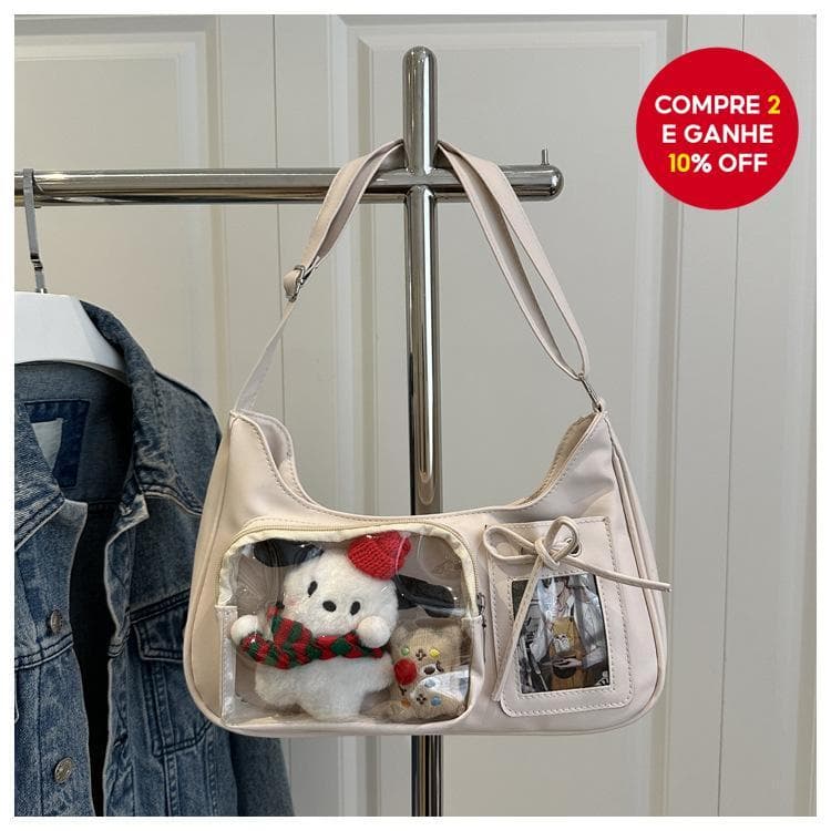 Bolsa de ombro de alto design para mulheres | Nova crossbody nicho verão 2025 | Ins bolsa tiracolo premium, fofa e