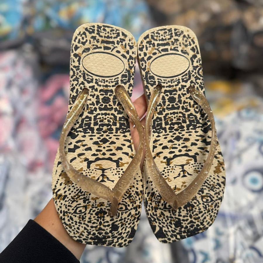 Chinelo Feminino Borracha Plana
