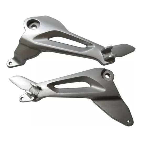 Suporte Pedaleira Bacalhau Cg Titan 150 Mix/fan 150 Cinza