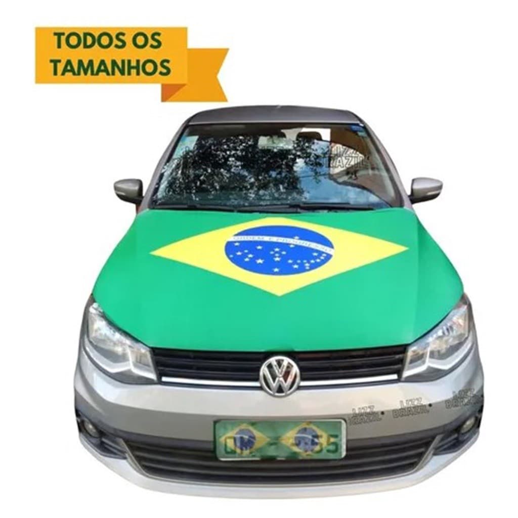 🇧🇷🚗 Bandeira do Brasil Para Capô de Carro e SUV – Jogos, Política e Eventos 🚗🇧🇷