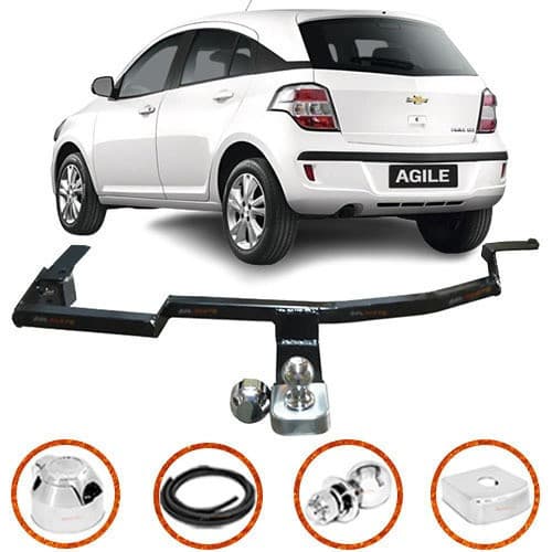 Engate Reboque Chevrolet Agile 2010 A 2013 Inmetro Até 700kg