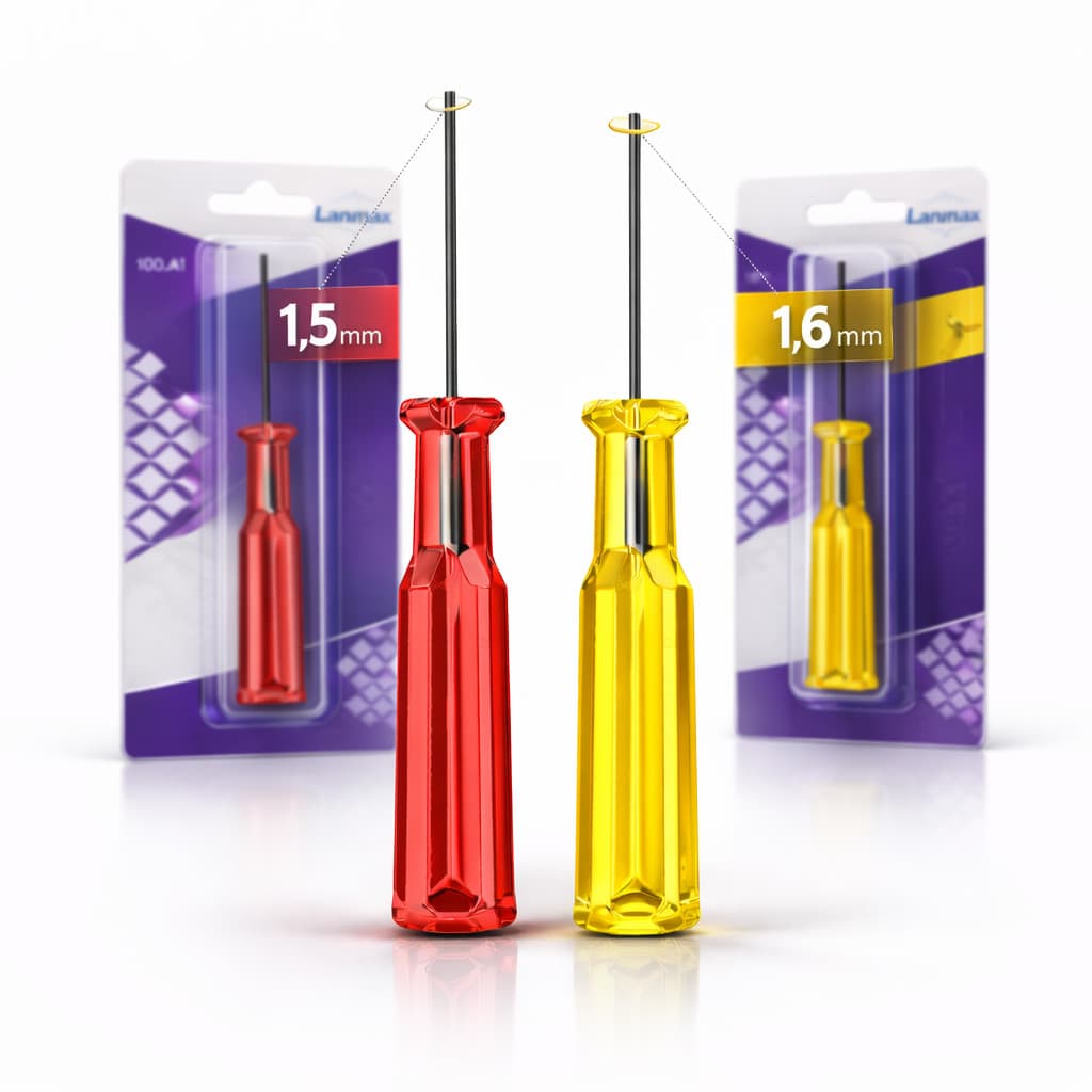 Kit 2 Chaves Allen De Tirar Agulha De Máquina Costura Overlock Galoneira