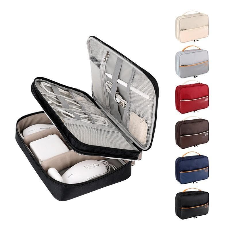 Bolsa De Armazenamento De Dados Cabo Digital Multifuncional Viagem Necessário LevaVida
