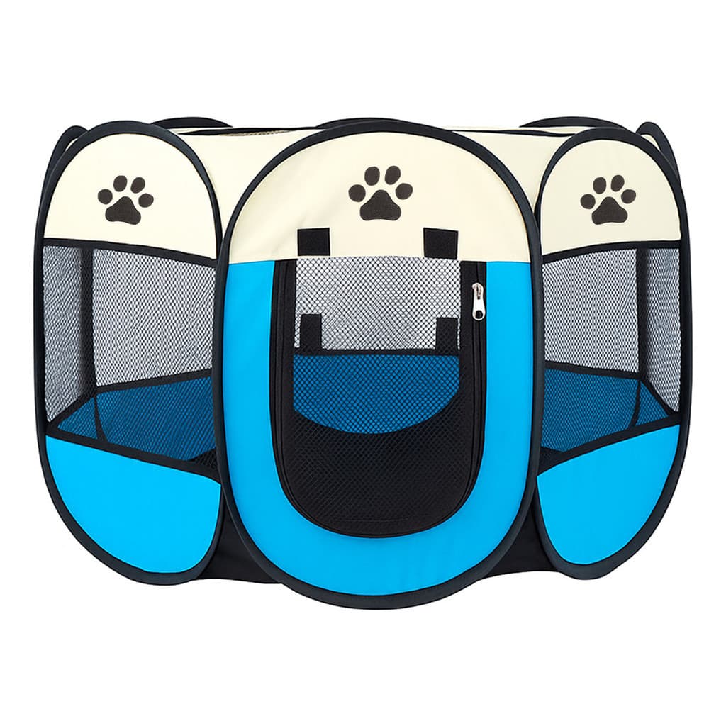 Cercado Pet Grande Casinha Dobrável Cachorros 80x80x57cm