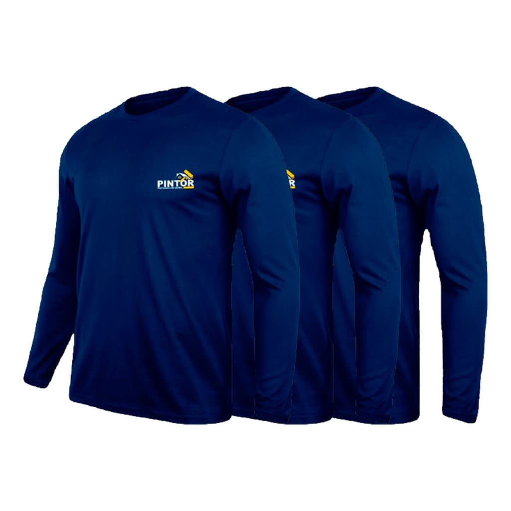 Kit 3 Camisetas Para Pintor Trabalho Uniforme Profissional