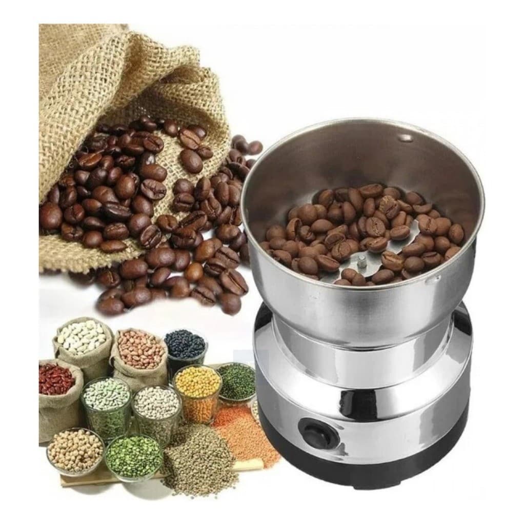 Moedor Triturador Elétrico De Café Grãos 150w Aço Inoxidável Davi Variedades