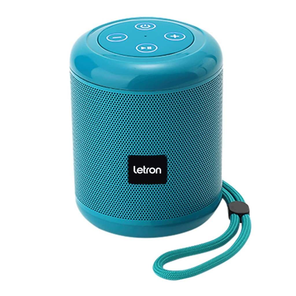 Caixa de Som Portátil Bluetooth Easy Azul Pavão VQ-SP04 - Letron