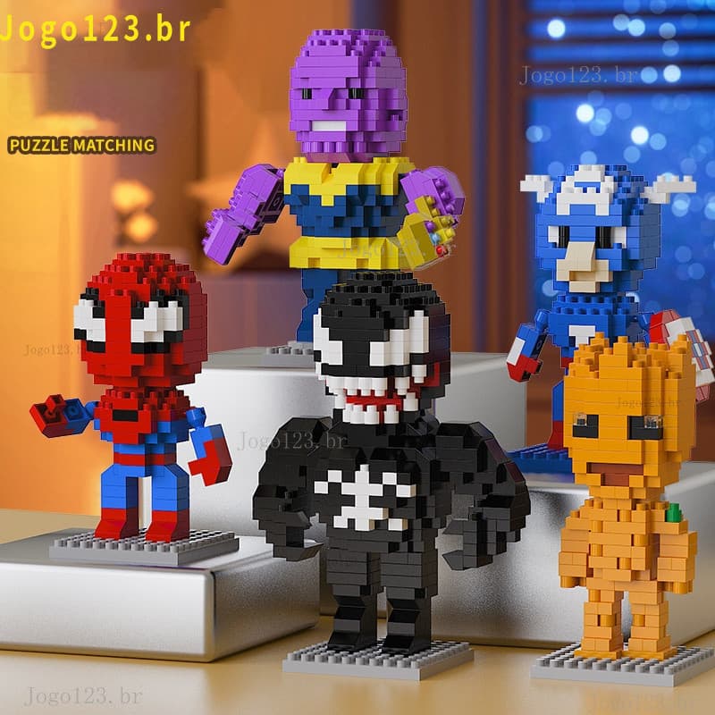 Série De Bonecas Blocos De Construção Brinquedo Montagem Partículas Meninos E Meninas Presentes Aniversário Crianças Bri