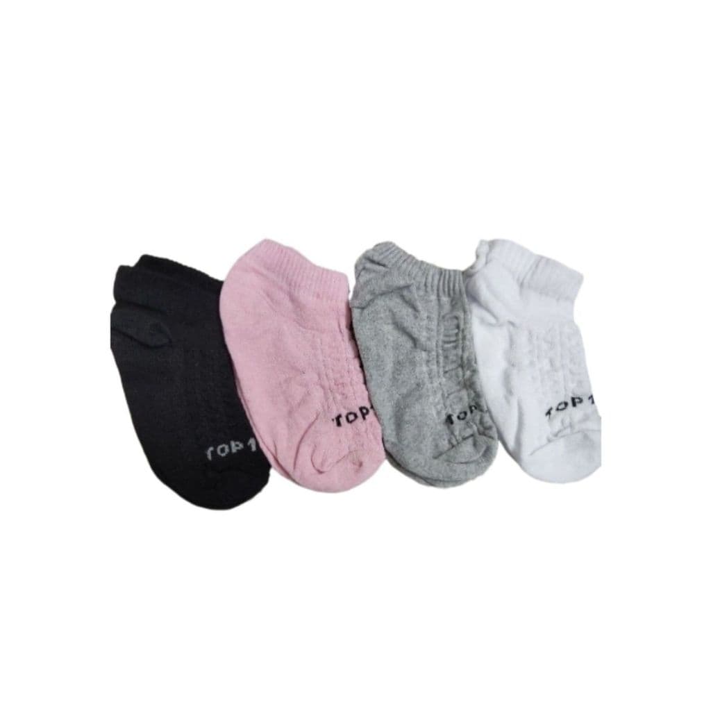 Kit 3 Pares de Meias soquete Algodão Feminina Macia