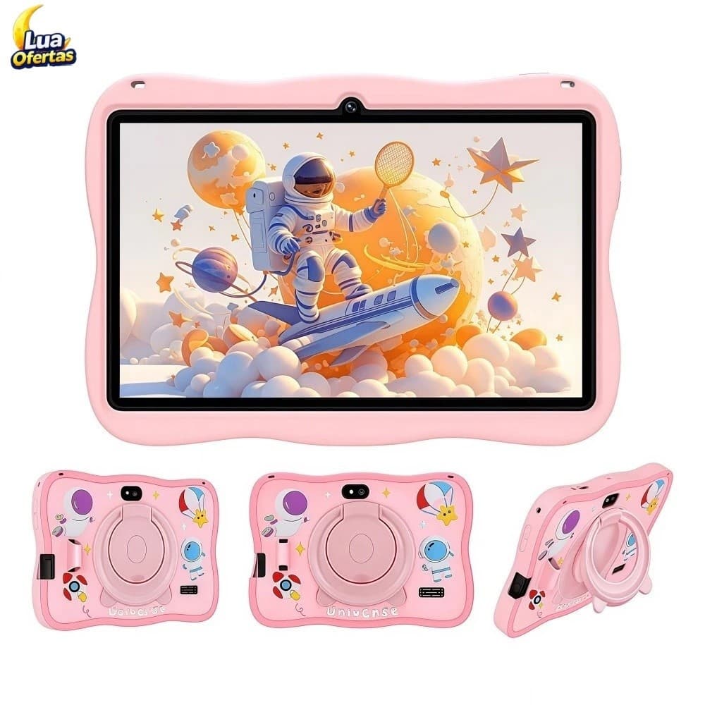 Tablet Infantil Android Q8 7 Polegadas Quad Core 16GB 8GB RAM Wi-Fi 5G Bluetooth 5.0 Resistente