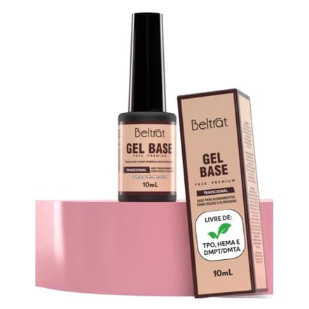 Gel Base Beltrat 10ml / Alongamento de Unhas em Gel e Blindagem (SEM TPO)