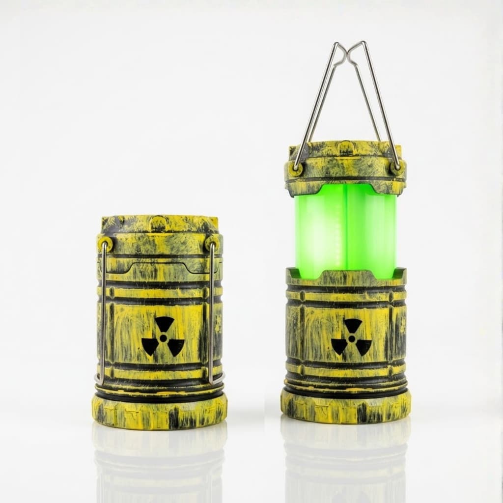 Lanterna Decorativa Reator Nuclear LED Difusor Luz Ambiente Decoração Moderna