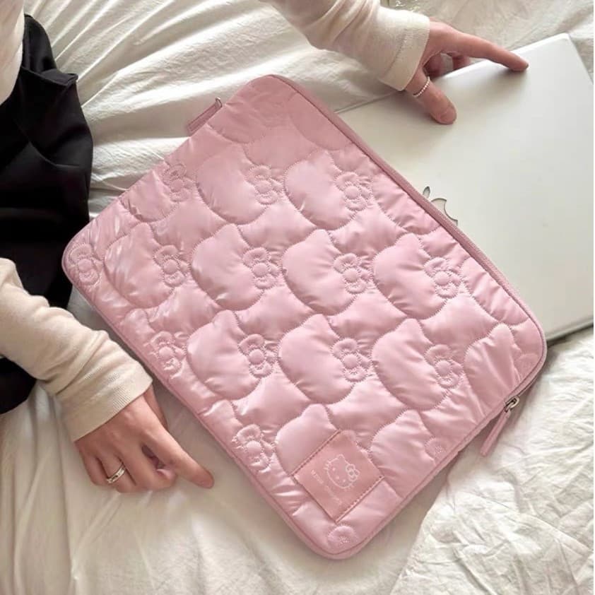 Capa protetora fofa para Laptop KAZUM Hello Kitty estilo Fashion, adequada para Tablet iPad de 11/13/15 polegadas
