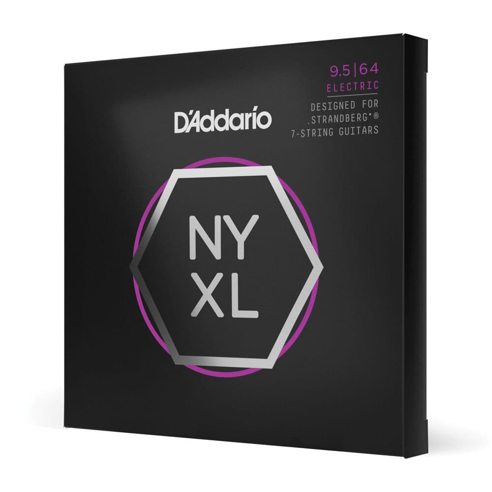 Encordoamento Para Guitarra 7 Cordas 9.5-64 (2 Bolinhas) D’Addario NYXL09564SB