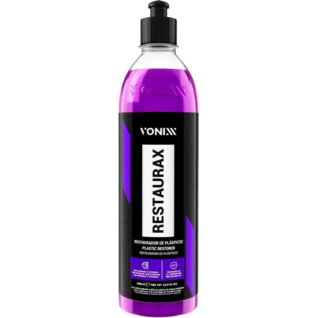 Restaurador De Plásticos E Borrachas Restaurax 500ml Vonixx