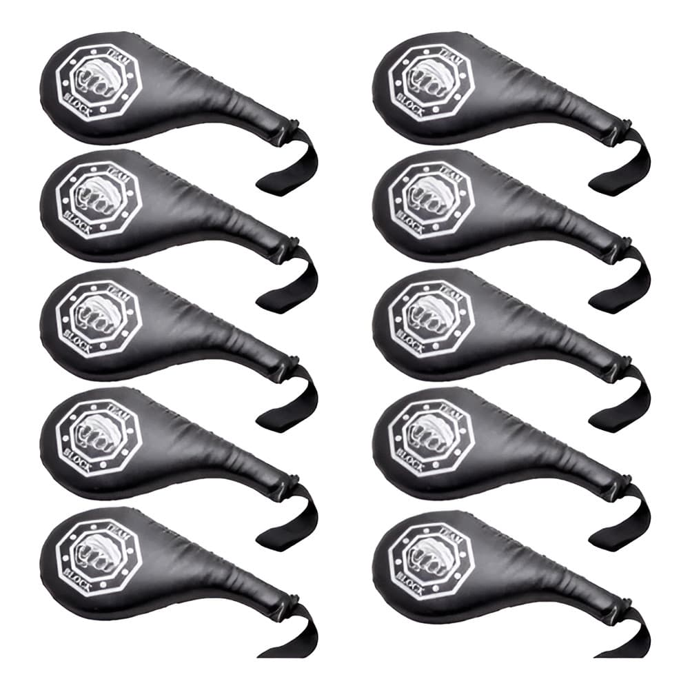 Kit 10 Raquetes de Chute Treino Muay Thai Raquete Chute Alto Taekwondo Chute Alto Artes Marciais