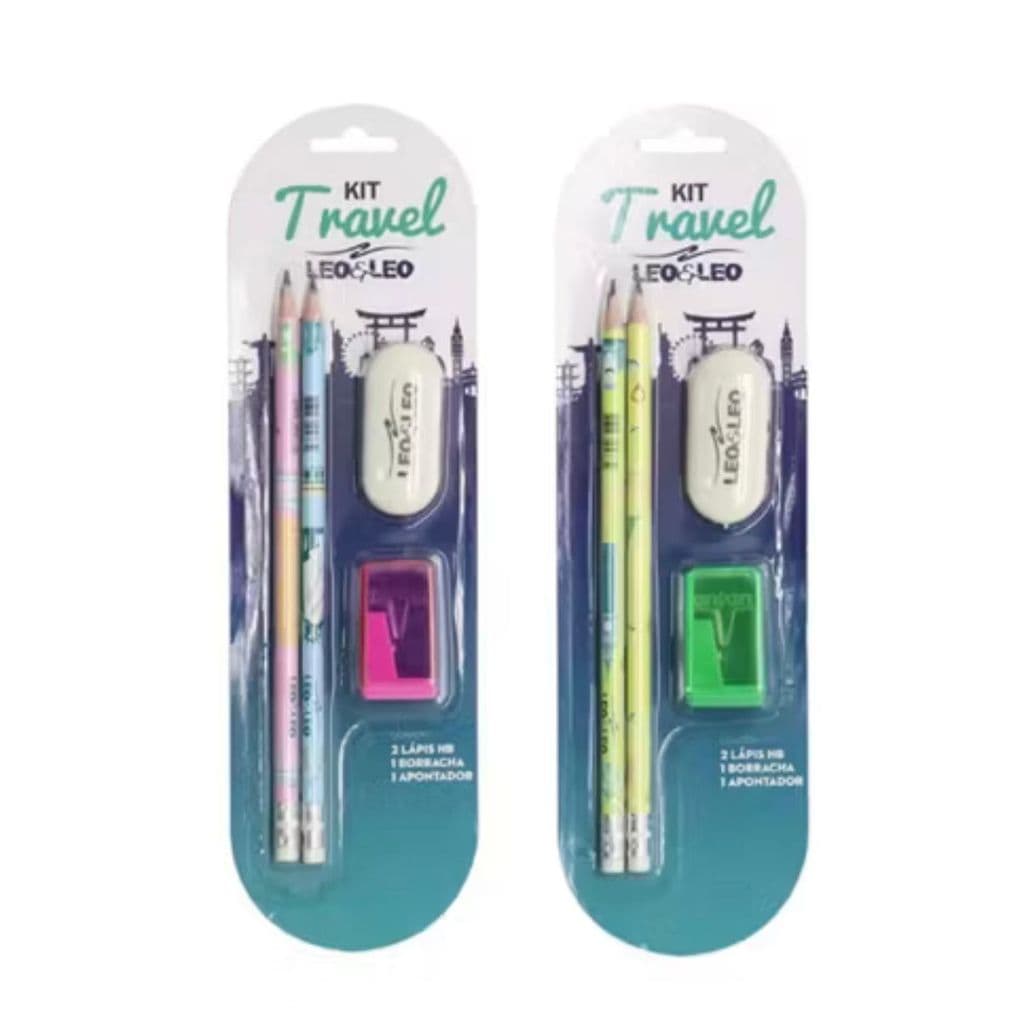 Kit Escolar Travel com 4 itens