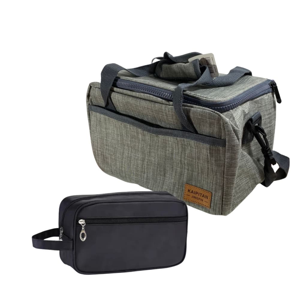 Bolsa Termina transversal Premium Impermeável e Necessaire