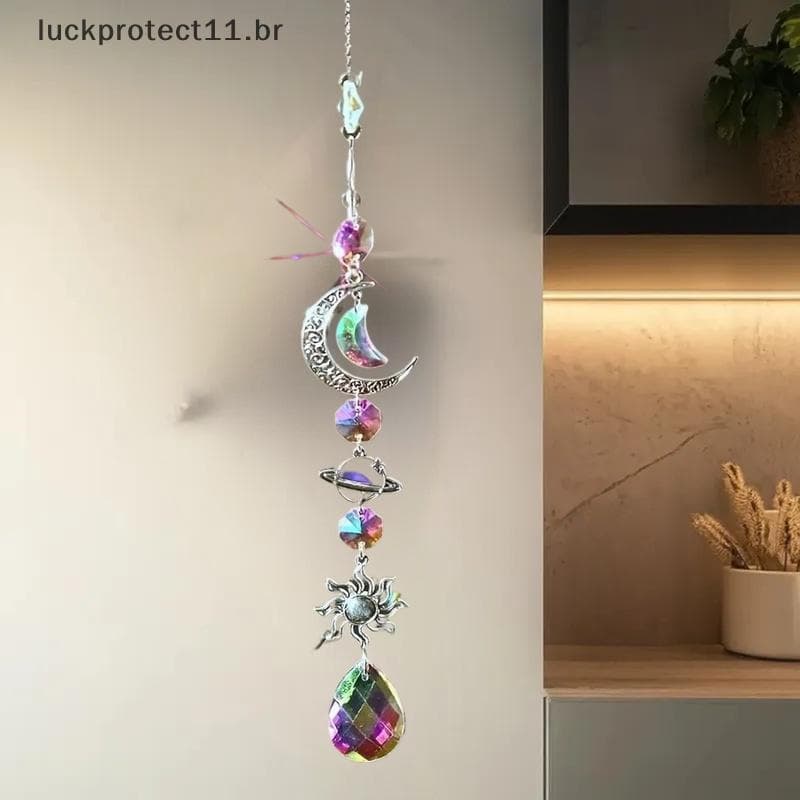 LTBR Cristal Vento Carrilhão Arco-Íris Fabricante Sun Catcher Sonho Apanhador Pingente Casa Decoração Do Jardim De , Fer