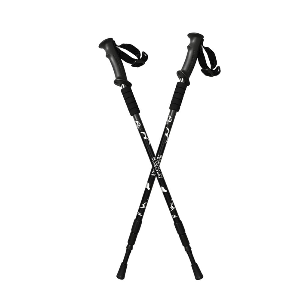 Kit 2 Bastão de Caminhada Trek trail Mammuth Adv Sistema Antishock Trilha Trekking