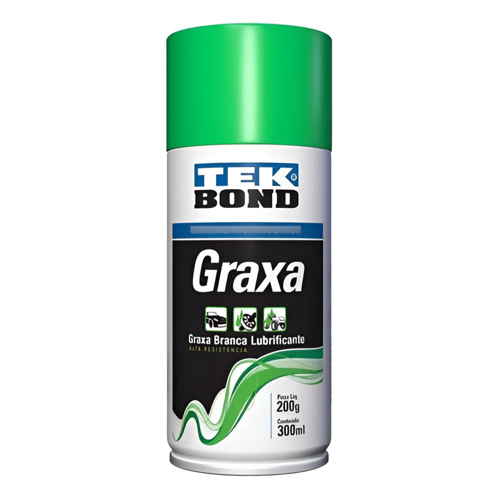 Graxa Branca Lubrificante Alta Resistência 300ml Tek Bond