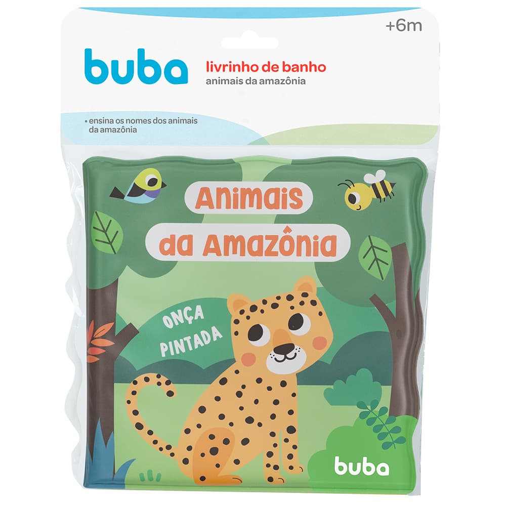 Livrinho De Banho Animais Da Amazônia - Buba