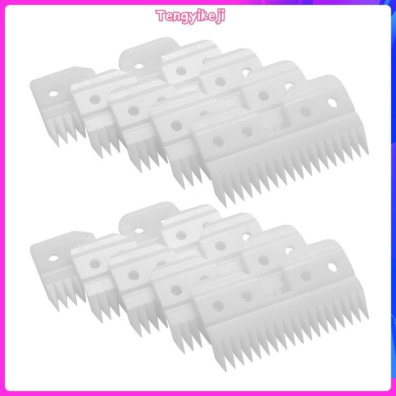 10 Pçs/Lote Substituível Cerâmica 18 Dentes Pet Clipper Lâmina De Corte Para Série A5