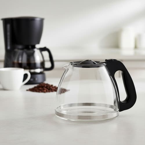 Jarra para cafeteira compativel Cadence Urban Pop Caf610/ 710/ 810 - 30 Xíc. Preto vidro forte
